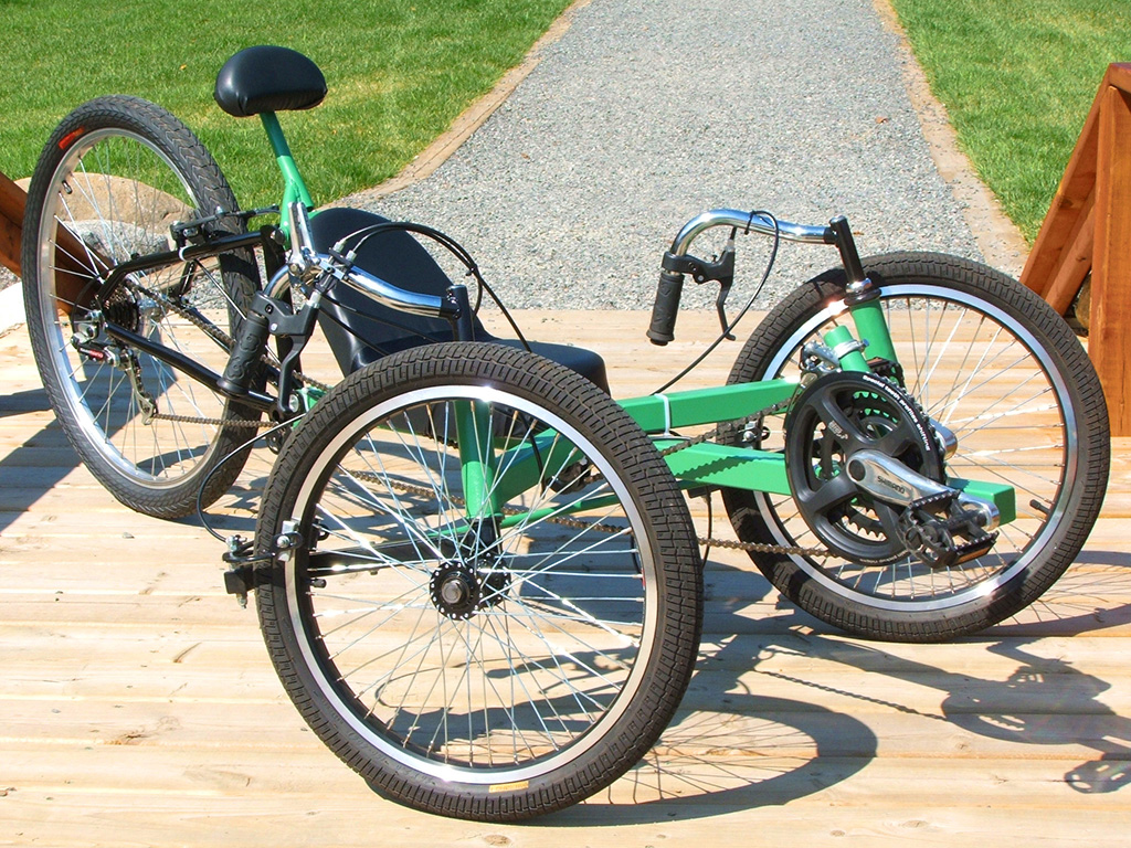 StreetFox Tadpole Trike - comfortable seating